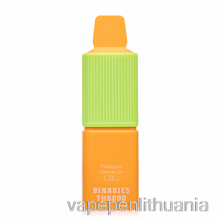 Horizon Binarai Th6000 Vienkartinis Ananasų Apelsinų Ledo Vape Skystis